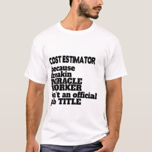 Camiseta Presente/Presente De T-Shirt Calculador De Custo,