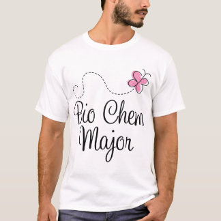 Camiseta Presente principal do T de Chem da borboleta