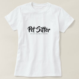 Camiseta Presente Profissional de Cuidador de Animais de Es