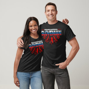 Camiseta Presente profissional de pavimenteiros eslovenos