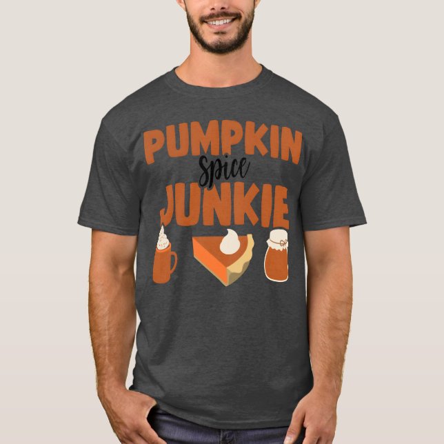 Camiseta Presente Pumpkin Spice Junkie (Frente)
