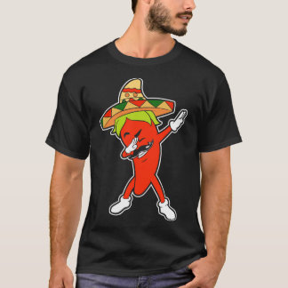 Camiseta Presente quente mexicano de toque ligeiro da solha