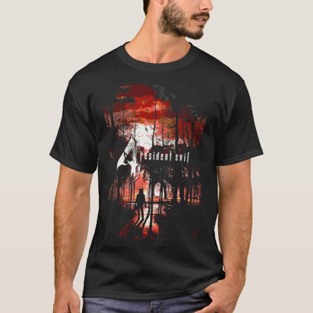 Camiseta Presente Resident Evil 4 Resident Presente Residen (Frente)