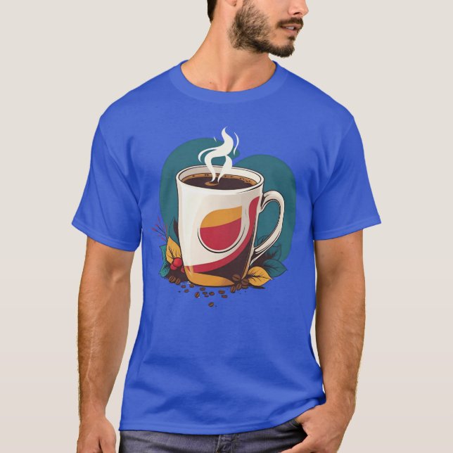 Camiseta Presente retro alimentado pela escrita (Frente)