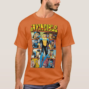 Camiseta Presente retrô da história em quadrinhos Invencíve