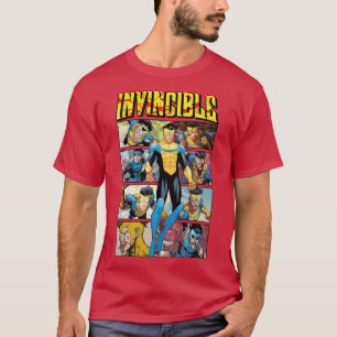 Camiseta Presente retrô da história em quadrinhos Invencíve