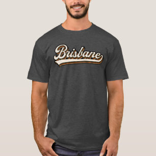 Camiseta Presente retrô de Brisbane