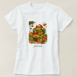 Camiseta Presente Retro de Cacau Quente Natal Caos de Capiv