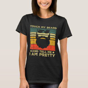 Camiseta Presente Retro Engraçado de Citação de Barba Para