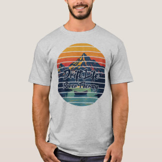 Camiseta Presente Retro Terapia de Rio de Barco à Deriva de