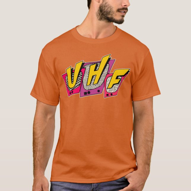 Camiseta Presente retrô UHF (Frente)