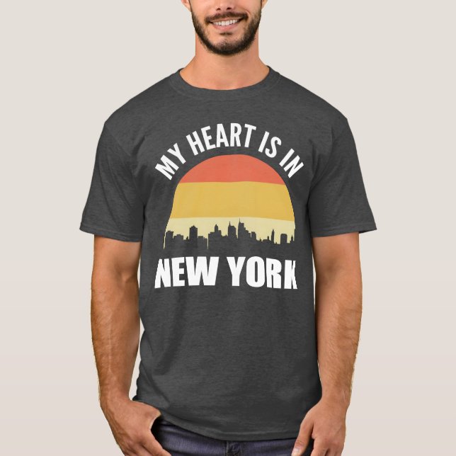 Camiseta Presente retro viajante do meu coração (Frente)