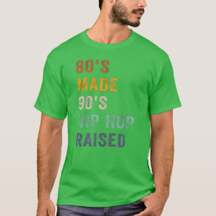 Camiseta Presente Retro Vintage 80s Fez 90s Hip Hop Criado