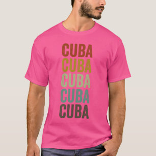 Camiseta Presente retrô vintage da Croácia