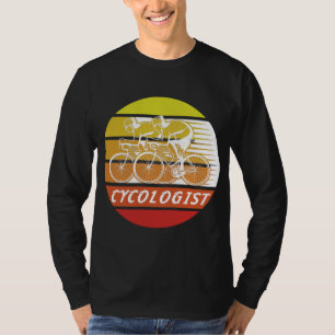 Camiseta Presente Retroativo De Bike Do Cicologista Para Ci