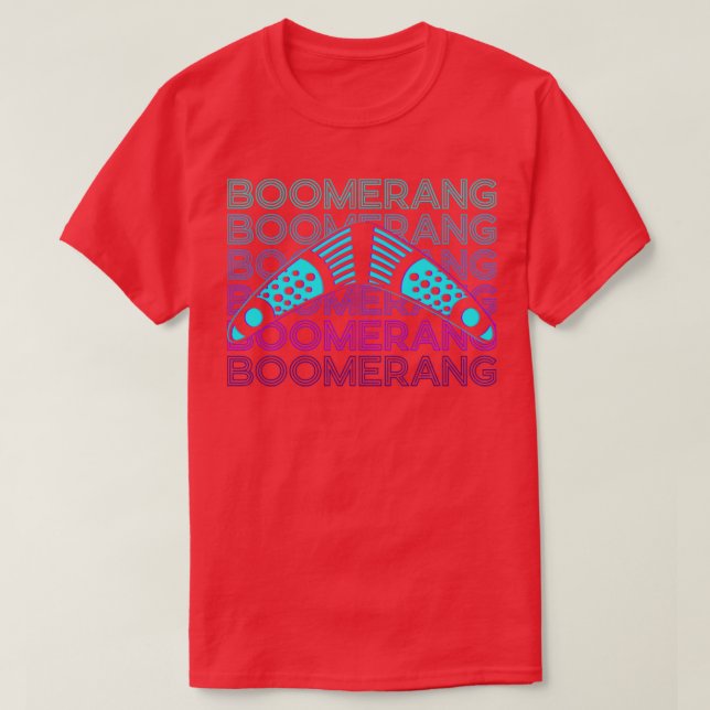 Camiseta Presente Retroativo de Boomerang (Frente do Design)