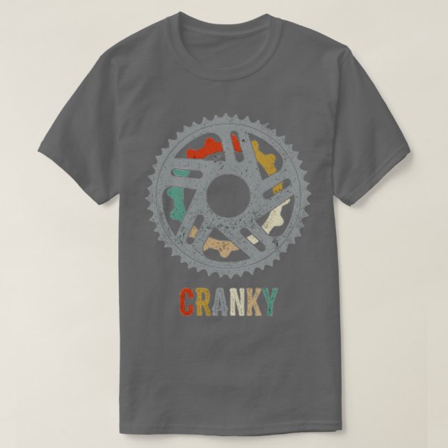 Camiseta Presente Retroativo De Cárter De Bicicleta Para Pá (Frente do Design)