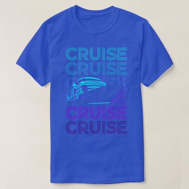Camiseta Presente Retroativo de Navio de Cruzeiro (Frente do Design)