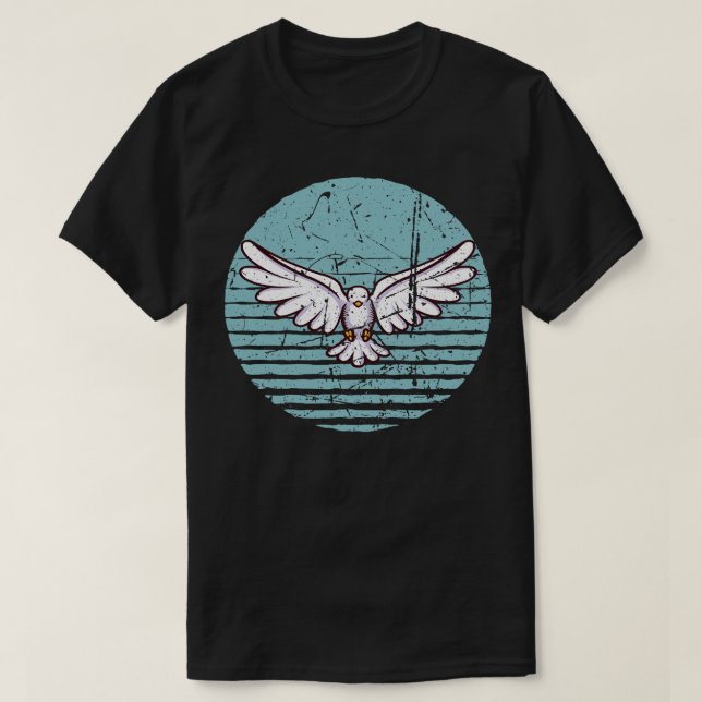 Camiseta Presente Retroativo do Pombo (Frente do Design)