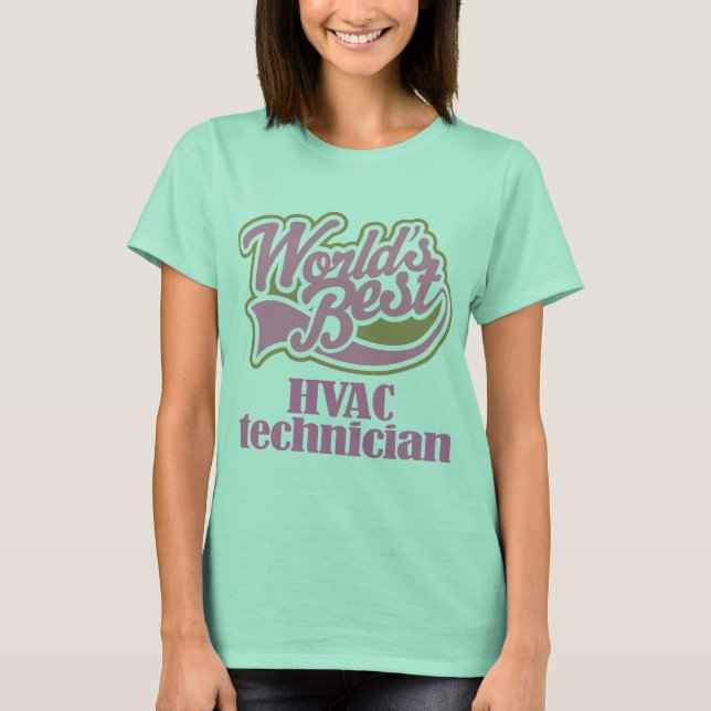 Camiseta Presente Rosa Tecniciano Hvac (Frente)