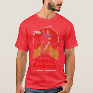 Camiseta Presente samurai Sho Assassino Lobo Solitário e Fi