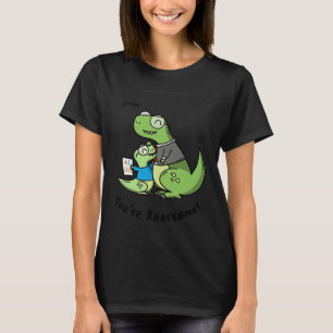 Camiseta Presente Sentimental de Dinossauro Filho do Pai Tr
