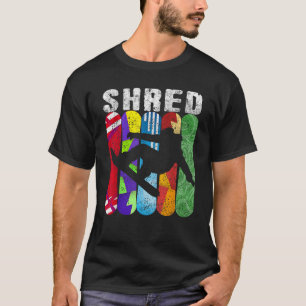 Camiseta Presente SHRED Snowboard Snowboarding Pil
