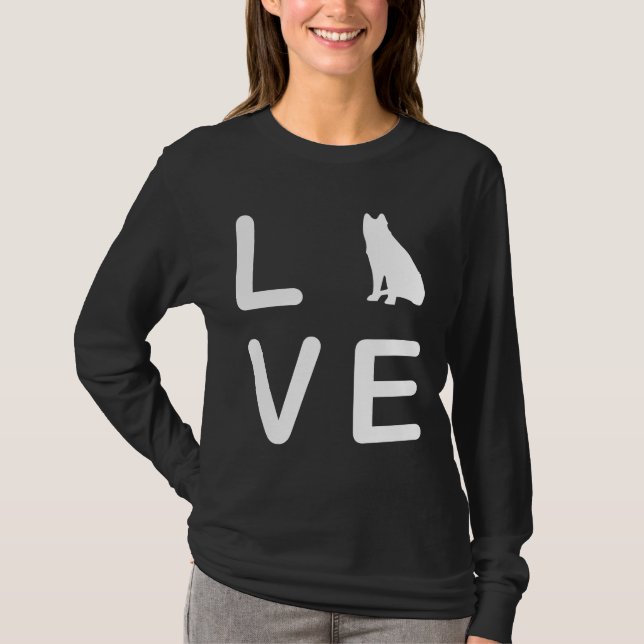 Camiseta Presente Siberian Husky (Frente)
