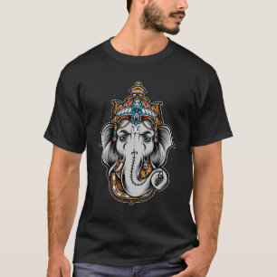 Camiseta Presente Símbolo Ganesh Yoga Hindu Homens Mulheres