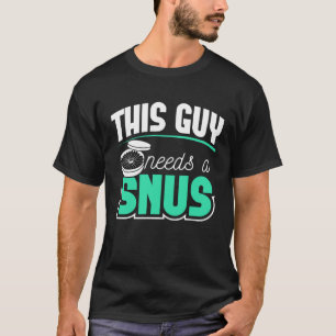 Camiseta Presente SNUS livre de fumaça parar de fumar anti