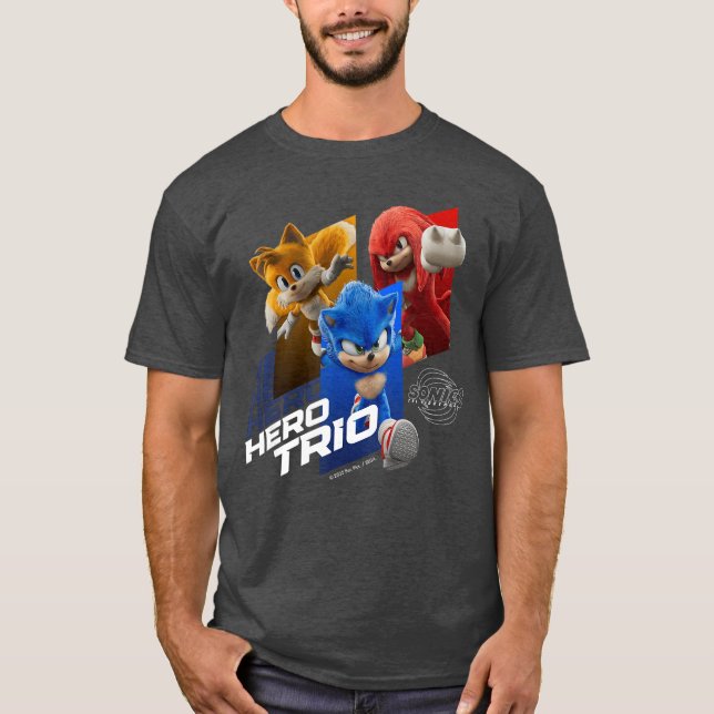Camiseta Presente Sonic the Hedgehog 3 Herorio (Frente)