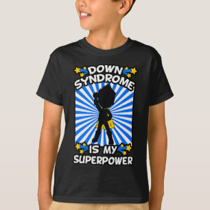 Camiseta Presente Superpoder Cromossomo Conscientização Sín