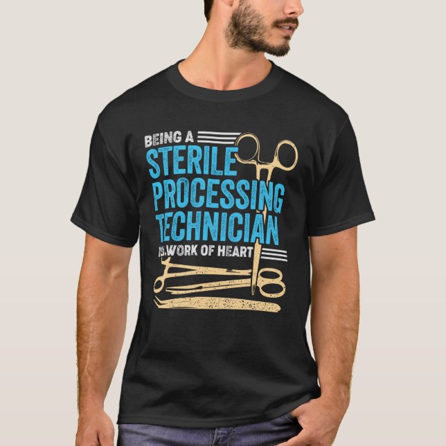 Camiseta Presente técnico de processamento estéril na tecno (Frente)