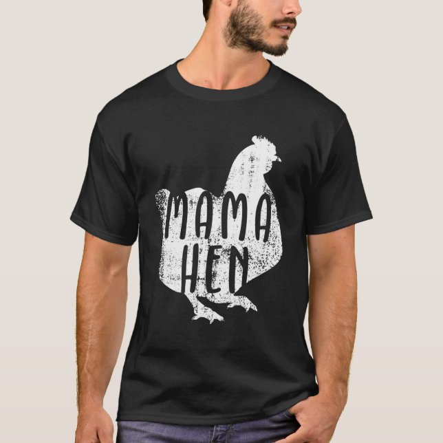 Camiseta Presente Temático de Galinha Mamãe Galinha para Do (Frente)