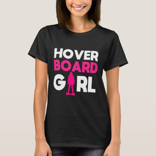 Camiseta Presente Temático De Hoverboard Para Meninas (Frente)