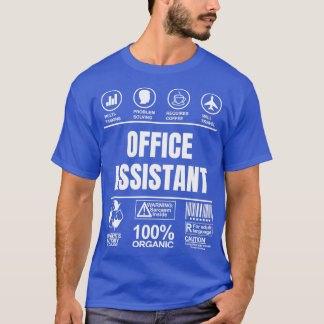 Camiseta Presente Única Engraçado Sarcástico Para Assistent