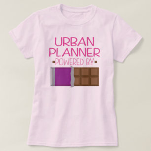Camiseta Presente urbano do chocolate do planejador para