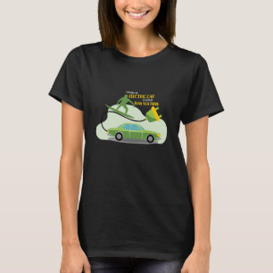 Camiseta Presente Verde para Automóveis Elétricos