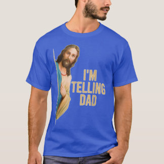Camiseta Presente vintage meme do Jesus Imelling Dad