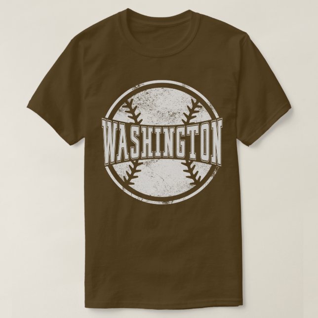 Camiseta Presente Vintage Washington Baseball Team (Frente do Design)