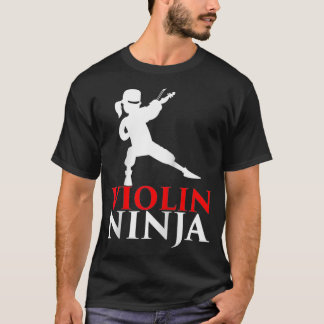 Camiseta Presente Violino Ninja do Jogador Violinista Violi