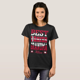Camiseta Presente vivo da melhor avó dinamarquesa