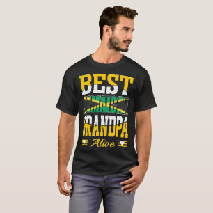 Camiseta Presente vivo do melhor vovô jamaicano