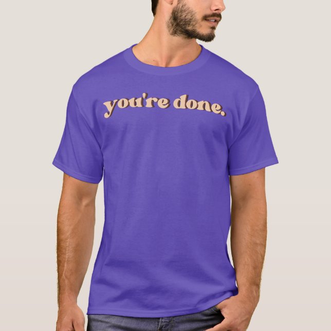 Camiseta Presente Você Terminou (Frente)
