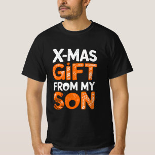 Camiseta Presente X-Mas do meu filho Design de Arte Digital