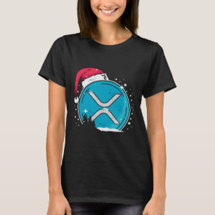 Camiseta Presente Xrp Christmas Hat Moonshot Ripple Crypto