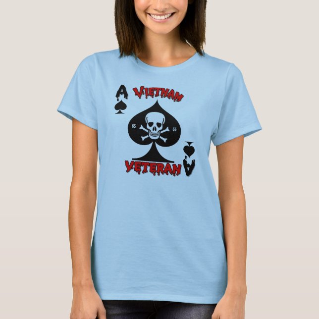 Camiseta Presentes 1965 - 1966 do veterano de Vietnam (Frente)