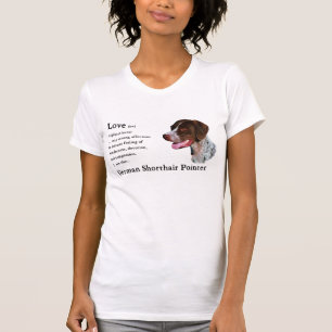 Camiseta Presentes alemães do ponteiro de cabelos curtos