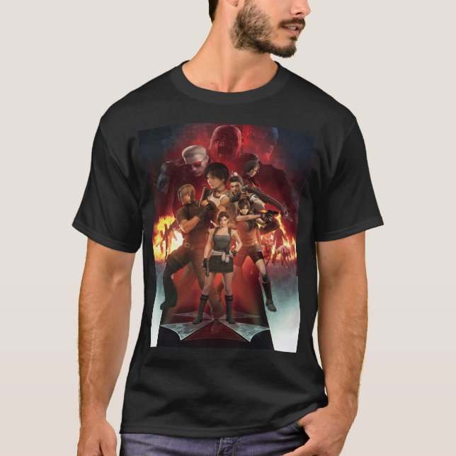 Camiseta presentes amigos resident evil (Frente)