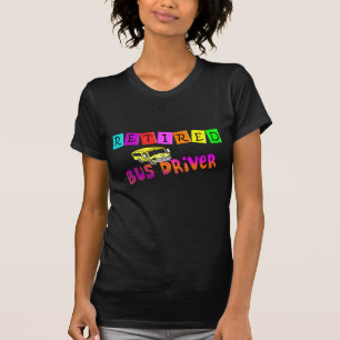 Camiseta Presentes aposentados do condutor de autocarro